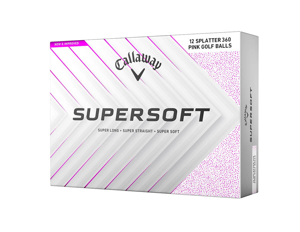 Callaway Supersoft Splatter 360 Golf Balls