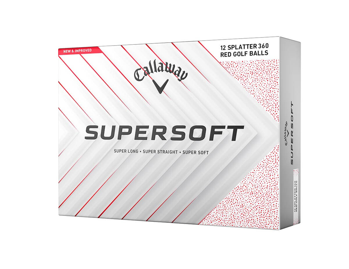 Callaway Supersoft Splatter 360 Golf Balls