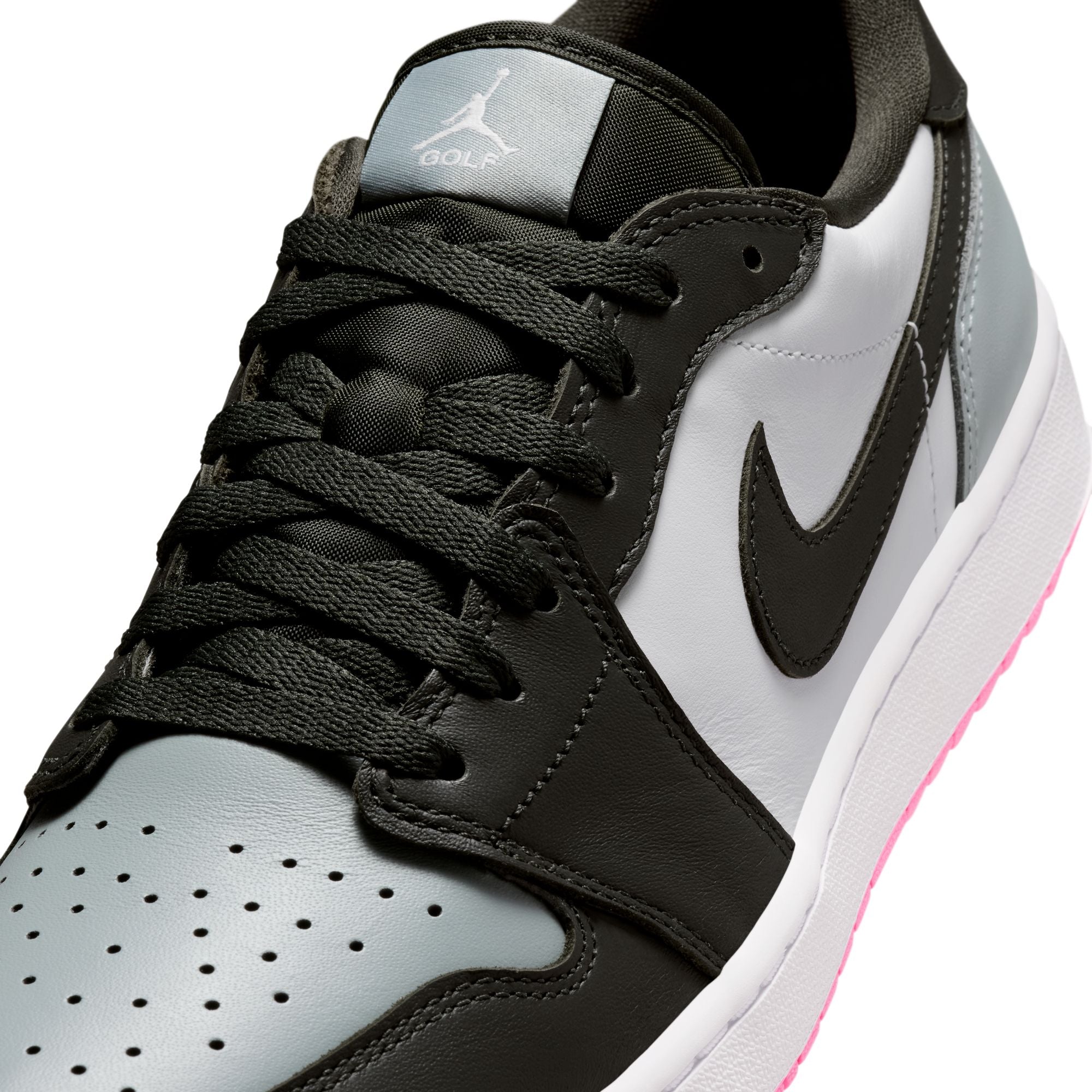 AIR JORDAN 1 LOW G -- WHITE/PINK