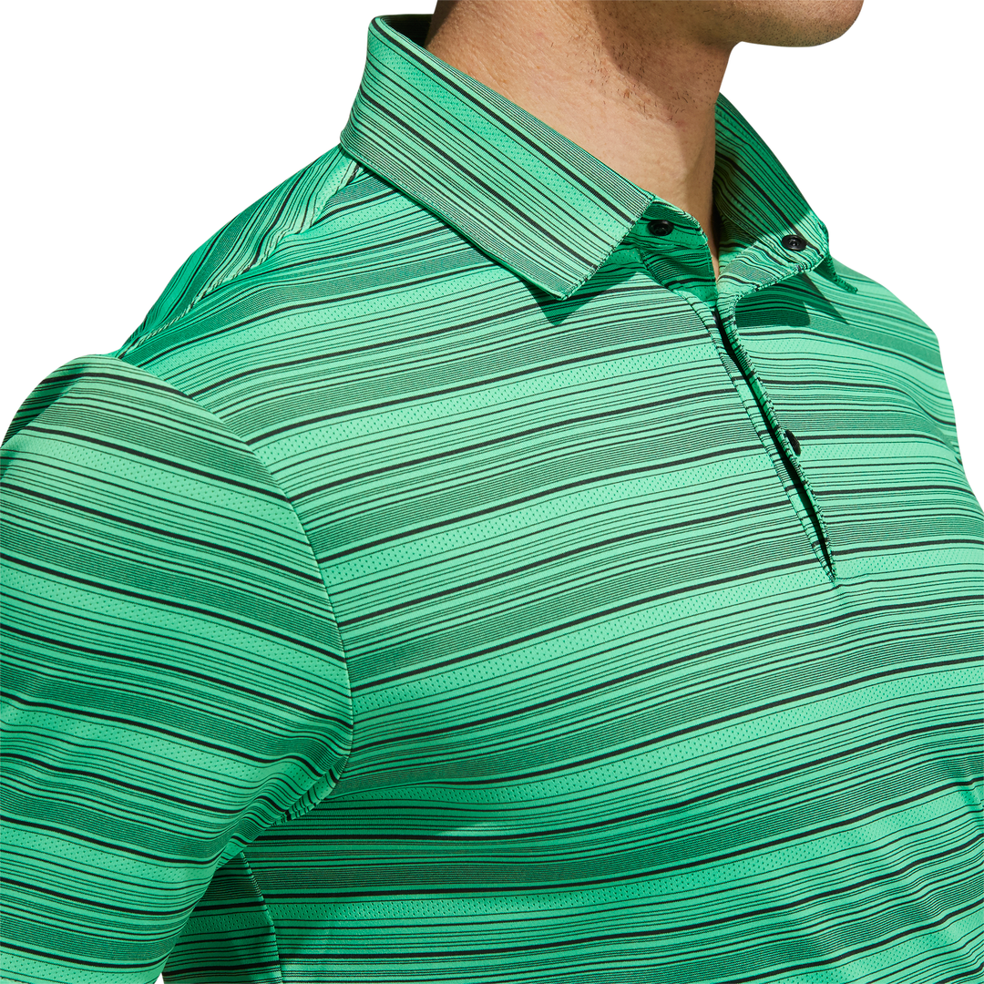 Adidas Heather Snap Polo Shirt