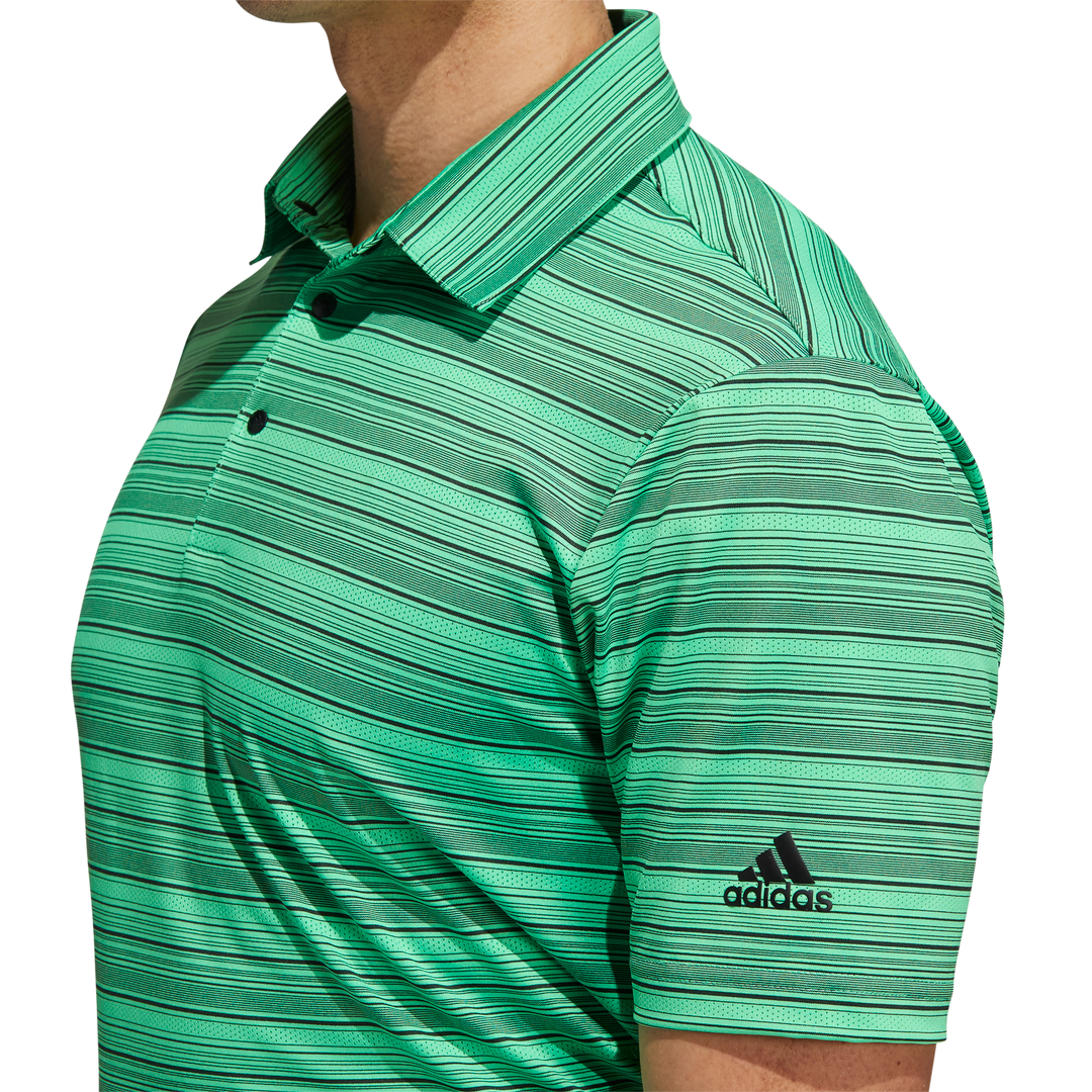 Adidas Heather Snap Polo Shirt