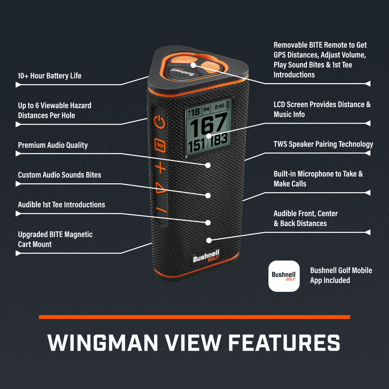 BUSHNELL WINGMAN VIEW GPS SPEAKER