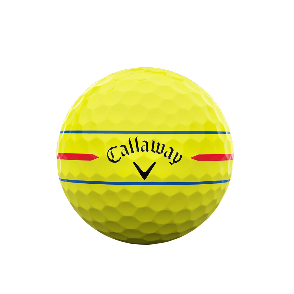 Callaway 2024 Chrome Soft 360° Triple Track - Yellow