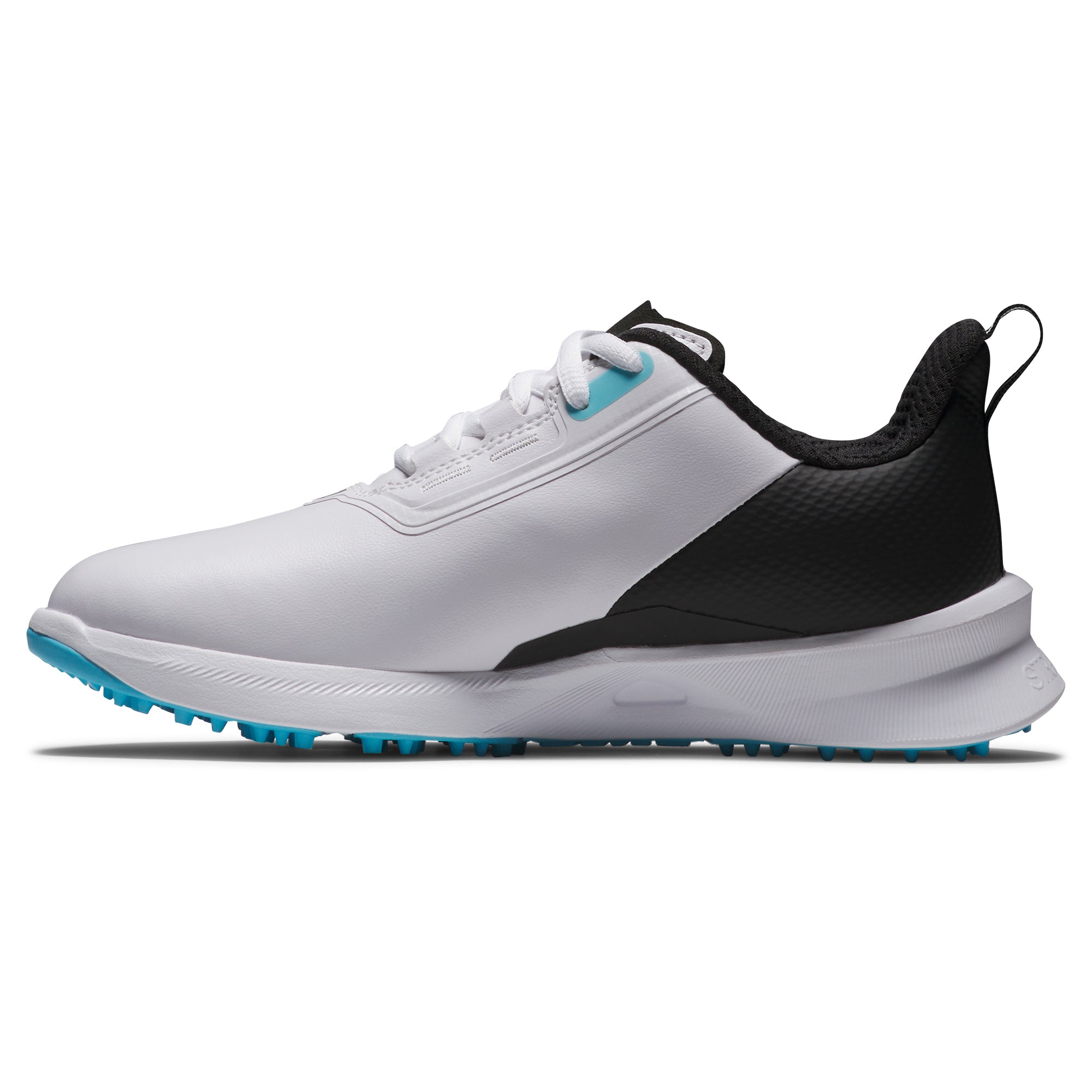 FOOTJOY BOYS FUEL JUNIOR -- WHITE/BLACK/BLUE