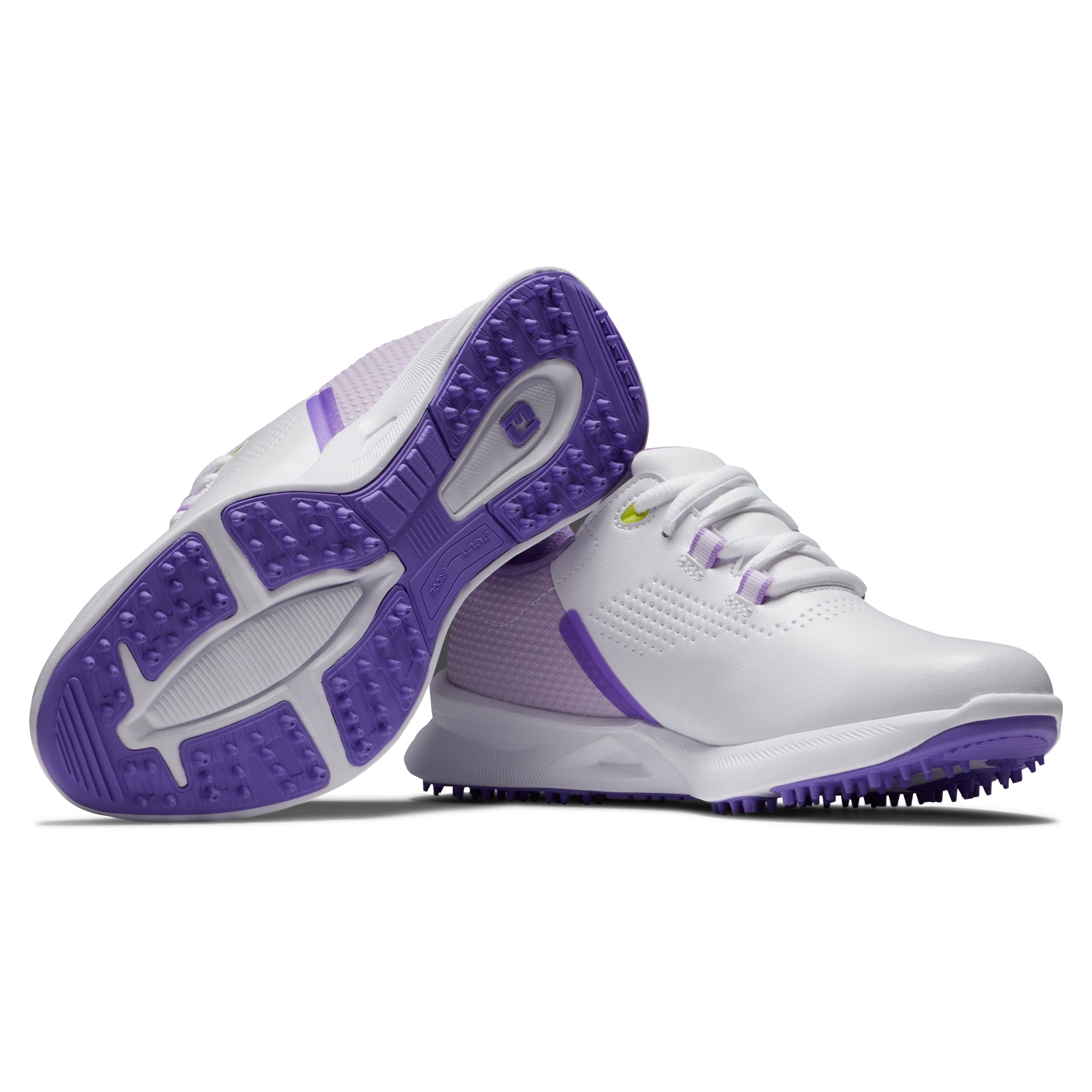 FOOTJOY GIRLS FUEL JUNIOR -- WHITE/PURPLE
