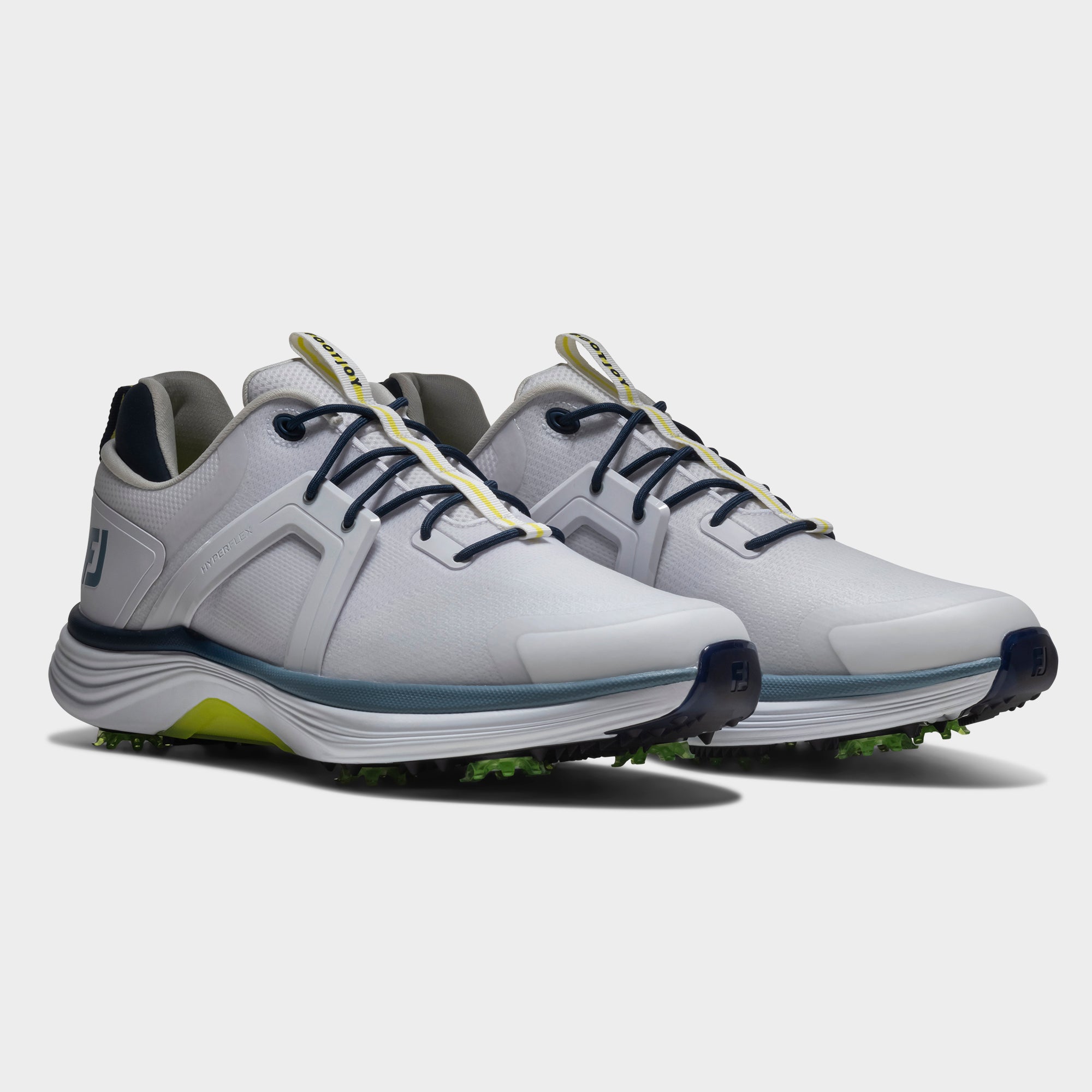 FOOTJOY HYPERFLEX -- WHITE/NAVY/YELLOW