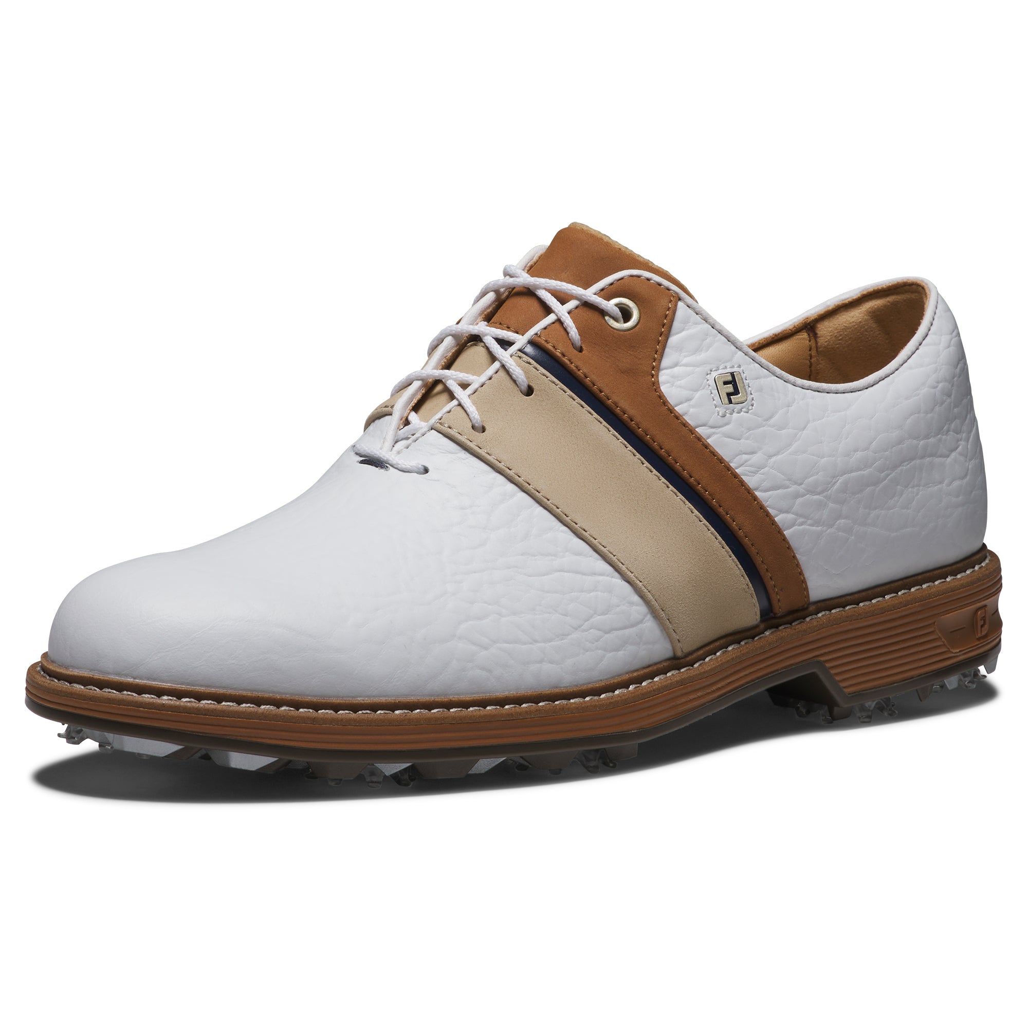 FOOTJOY PREMIERE SERIES PACKARD LX -- WHITE/KHAKI