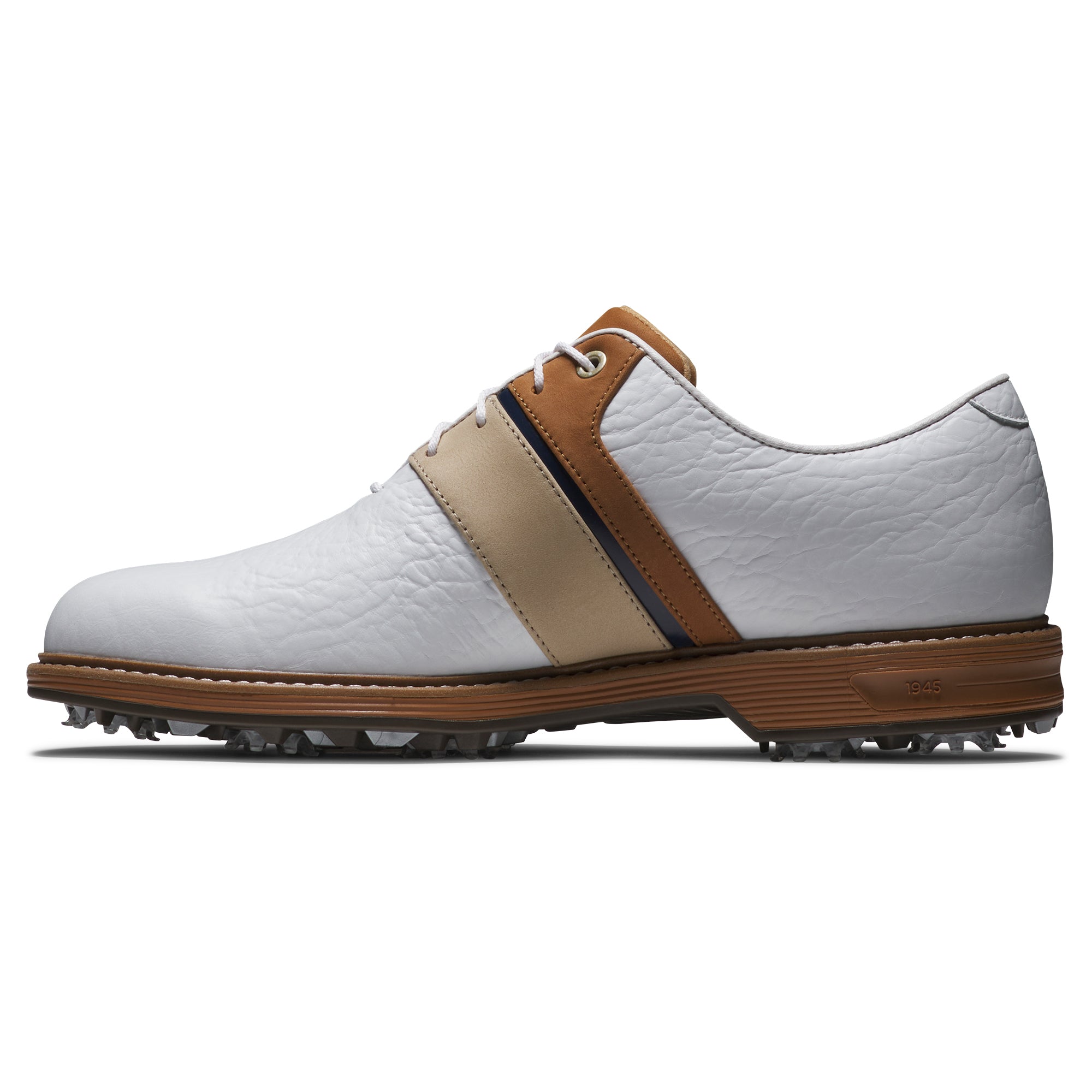 FOOTJOY PREMIERE SERIES PACKARD LX -- WHITE/KHAKI