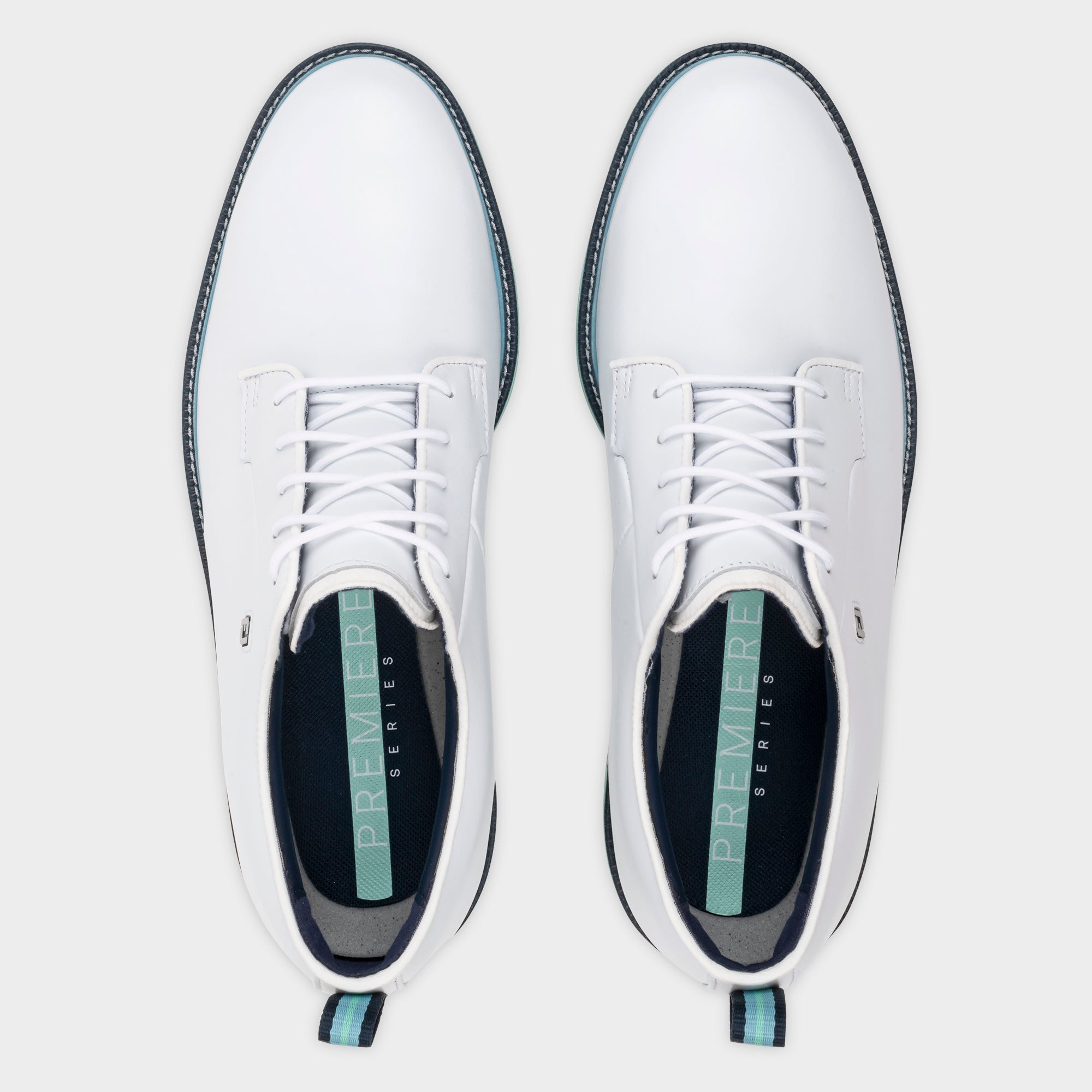 FOOTJOY PREMIERE SERIES FIELD -- WHITE/AQUA