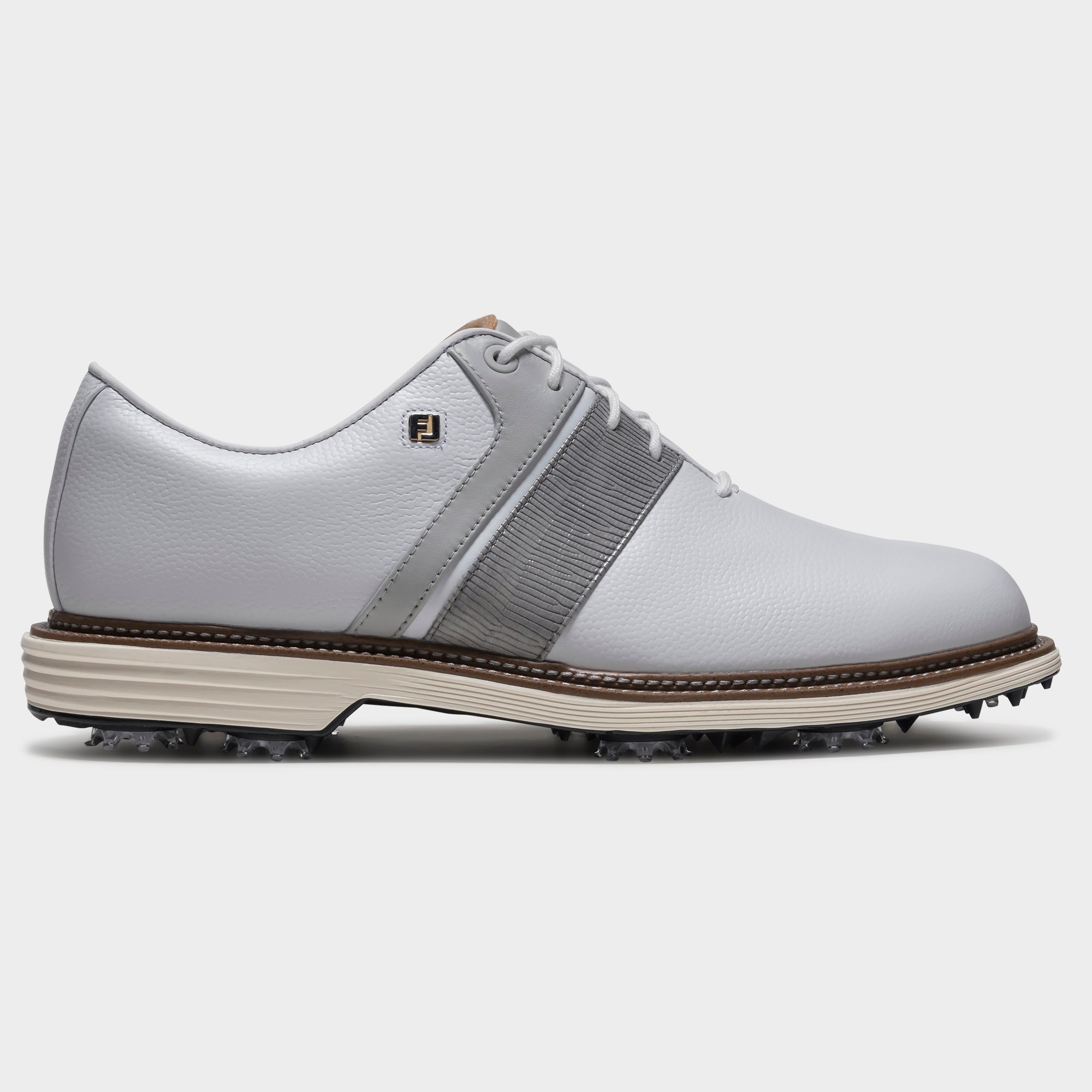 FOOTJOY PREMIERE SERIES PACKARD -- WHITE/GREY