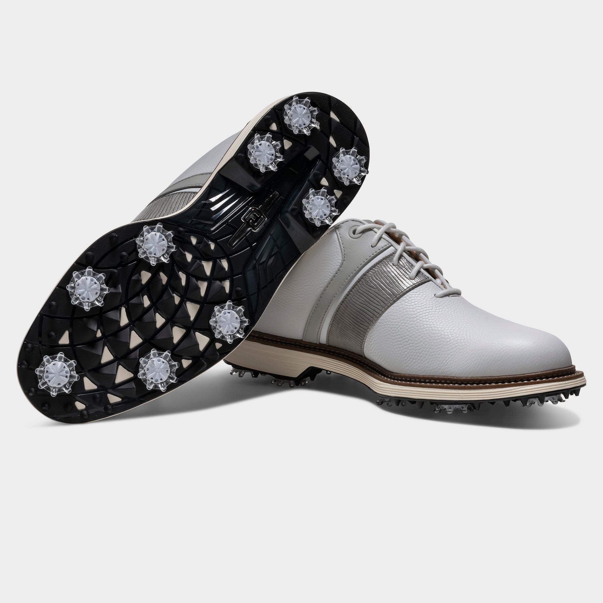 FOOTJOY PREMIERE SERIES PACKARD -- WHITE/GREY