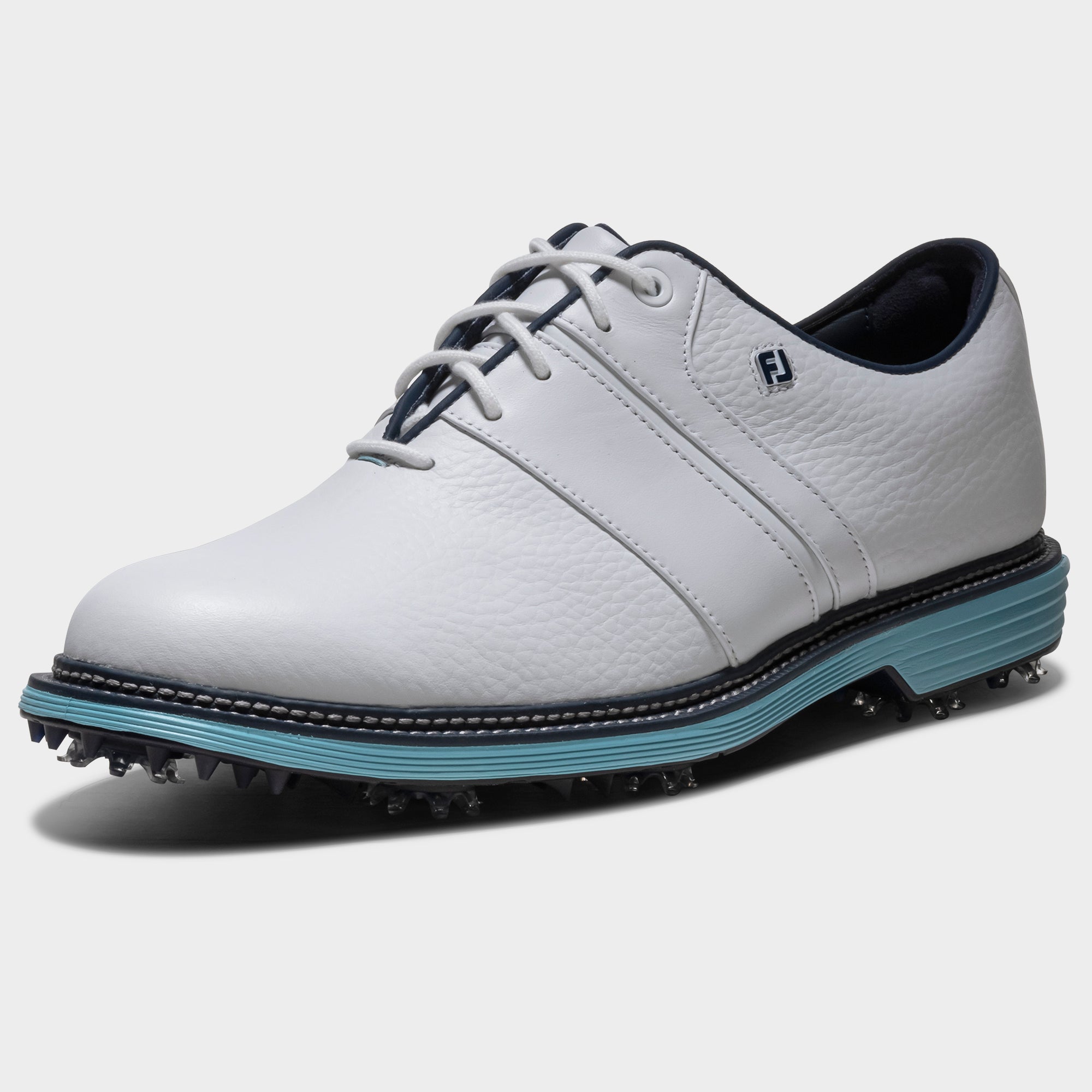 FOOTJOY PREMIERE SERIES PACKARD -- WHITE/BLUE