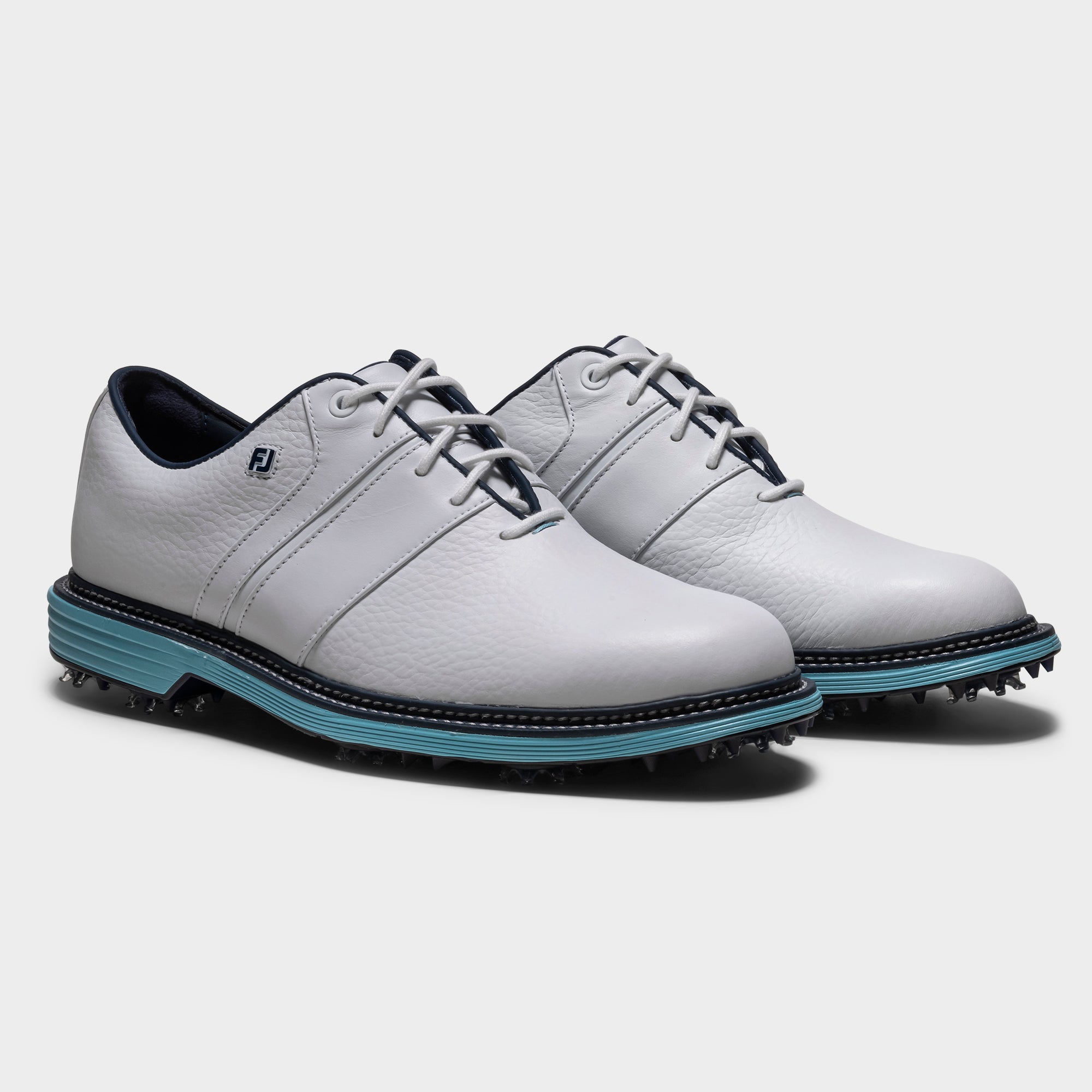 FOOTJOY PREMIERE SERIES PACKARD -- WHITE/BLUE