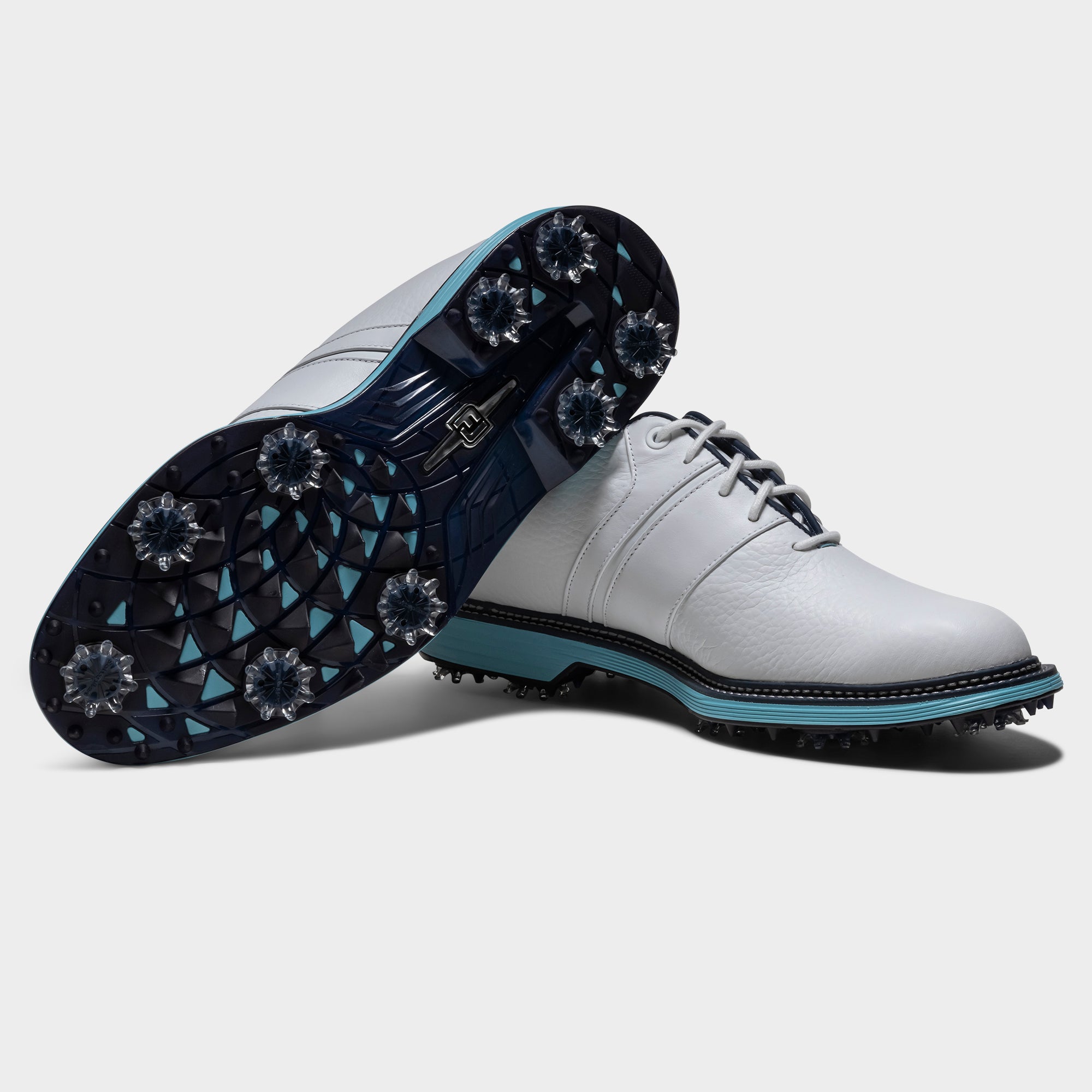 FOOTJOY PREMIERE SERIES PACKARD -- WHITE/BLUE