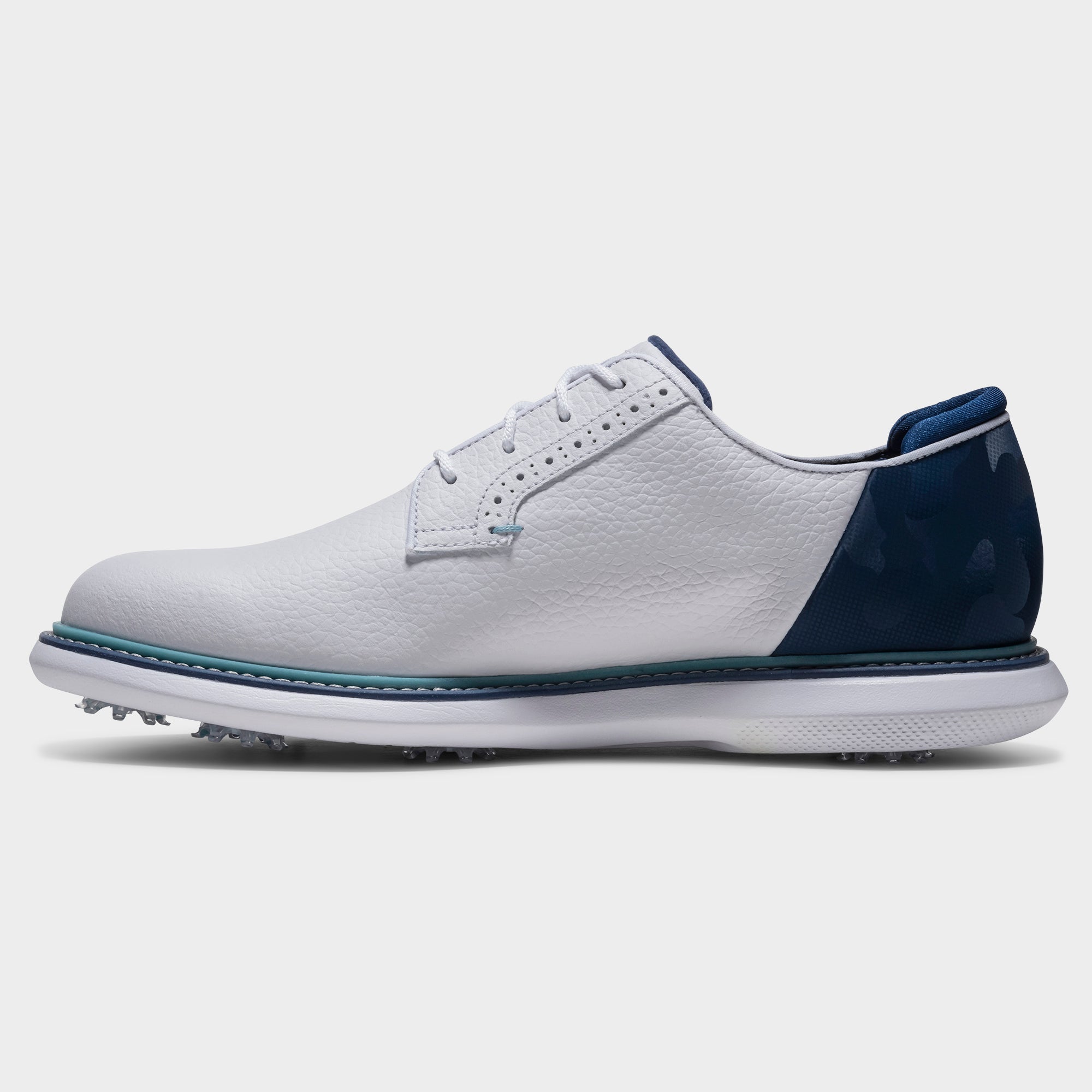 FOOTJOY TRADITIONS BLUCHER -- WHITE/MIDNIGHT CAMO