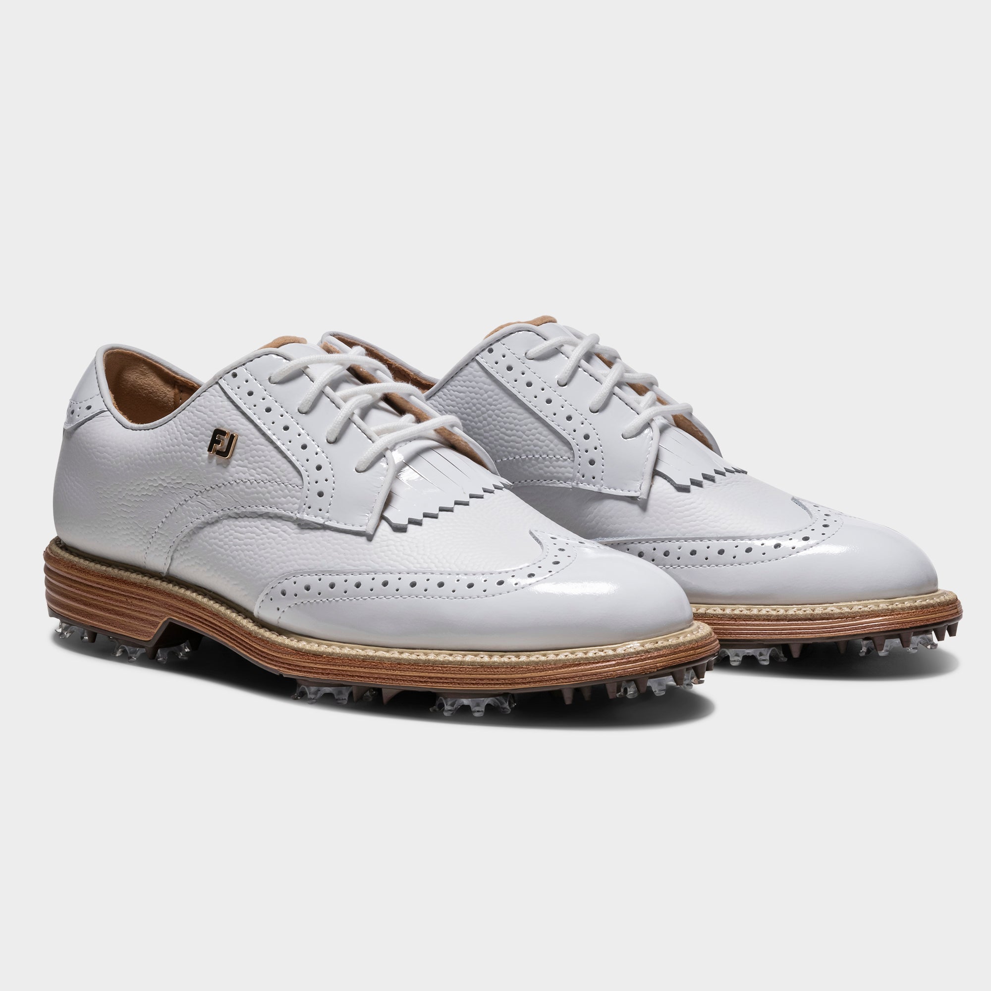 FOOTJOY WOMEN'S PREMIERE SERIES MADISON -- WHITE/CHESTNUT
