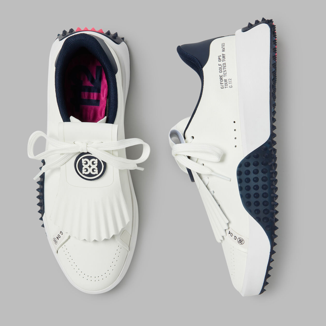 G/FORE WOMEN'S G.112 KILTIE -- SNOW/TWILIGHT