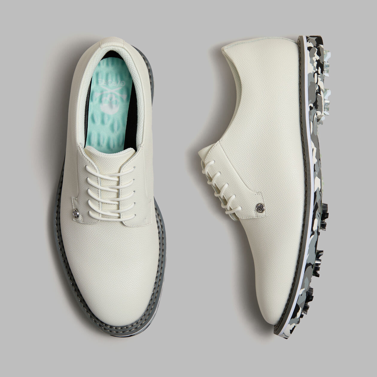 G/FORE GALLIVANTER G/LOCK LEATHER -- SNOW/CHARCOAL