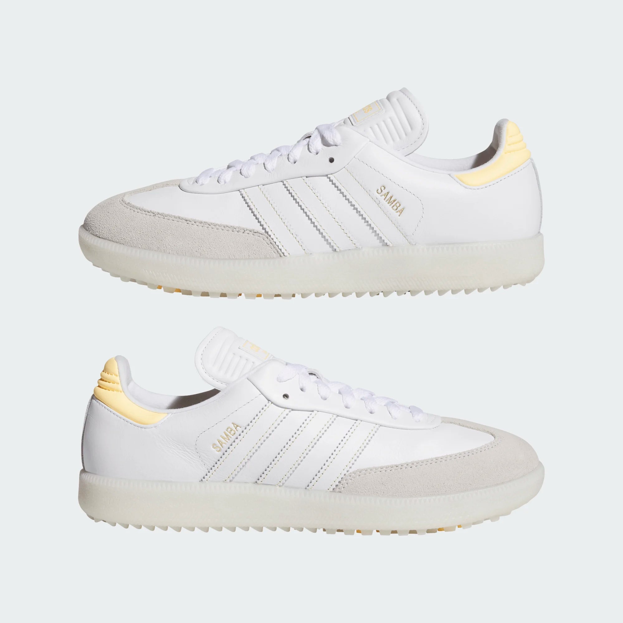 ADIDAS SAMBA GOLF -- WHITE/TANGERINE