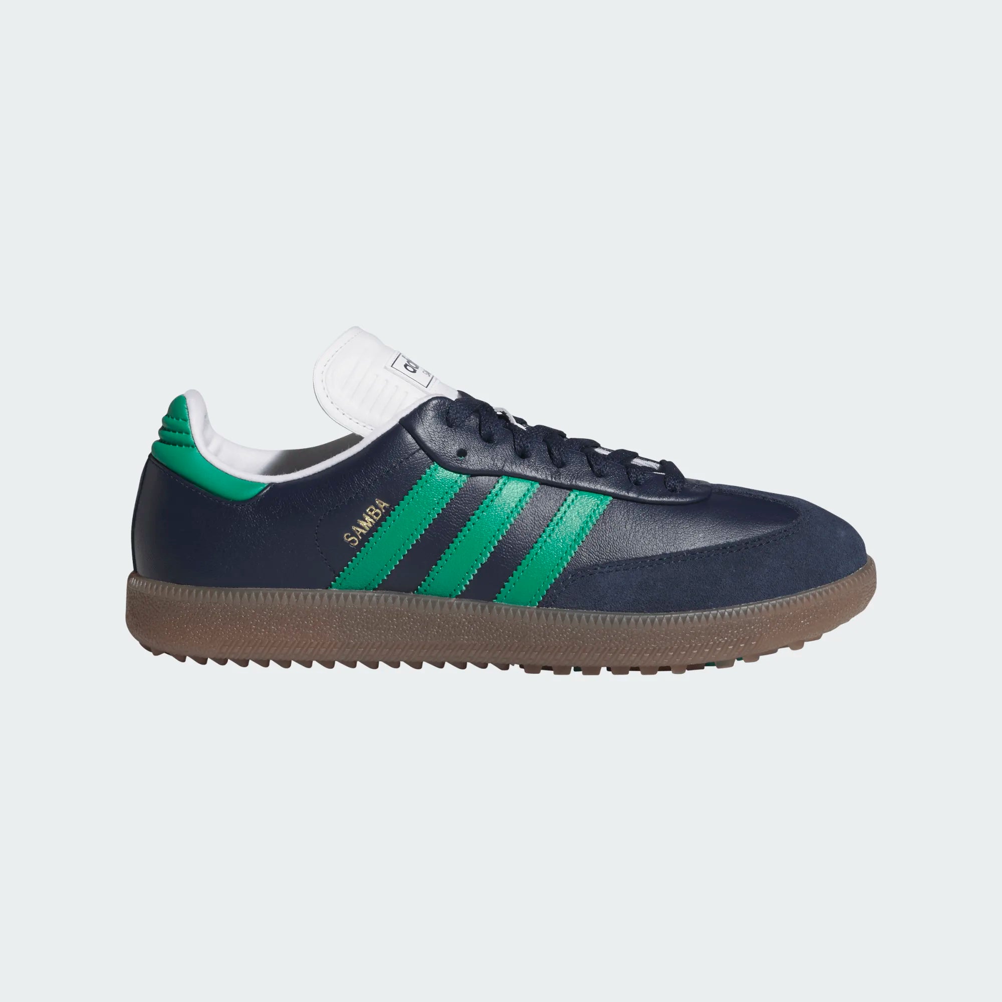 ADIDAS SAMBA GOLF -- NAVY/GREEN – New York Golf Center