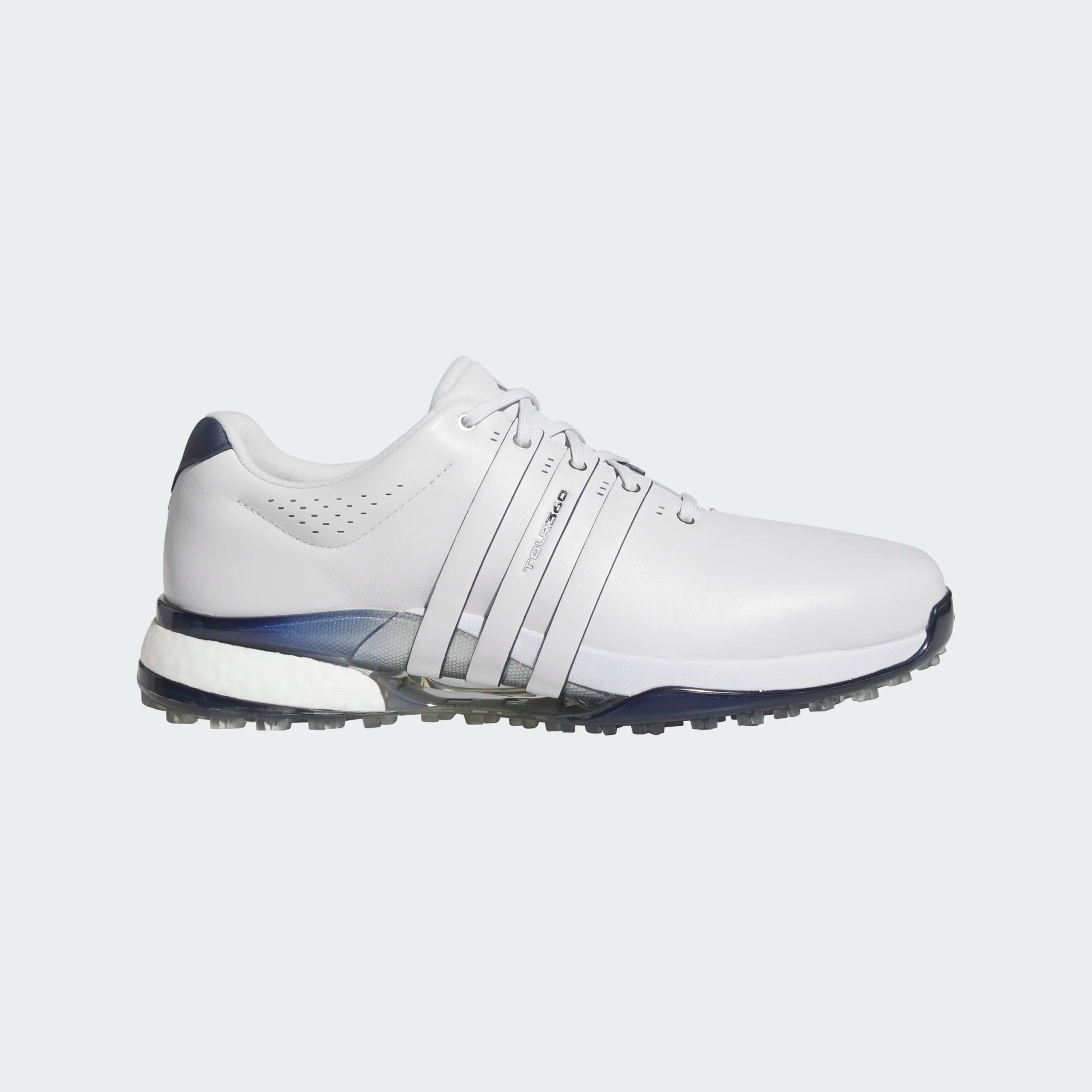 シューズ(男性用)  Special Edition Tour 360 Boost ADIDAS TOUR360 25 SPIKELESS -- GREY/NAVY – New York Golf Center