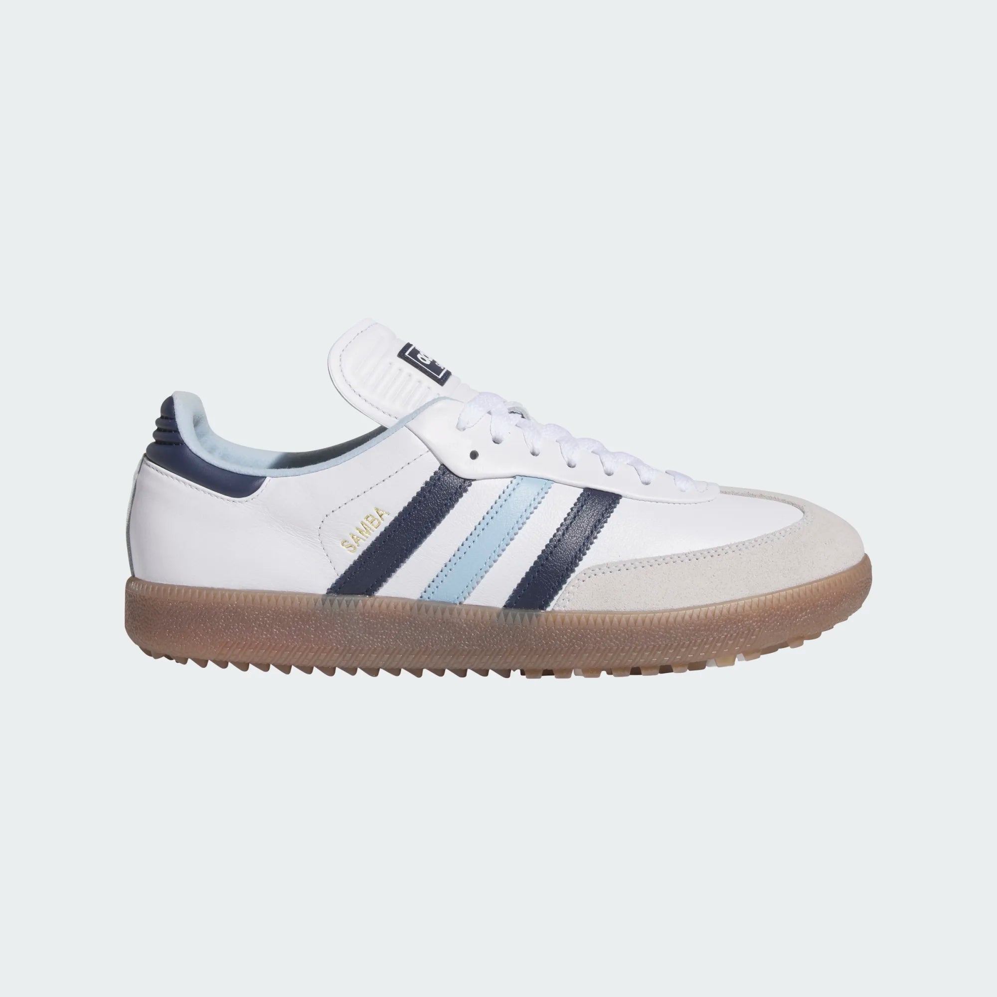 ADIDAS SAMBA GOLF -- WHITE/BLUE New York Golf Center ADIDAS SAMBA GOLF -- WHITE/BLUE New York Golf Center