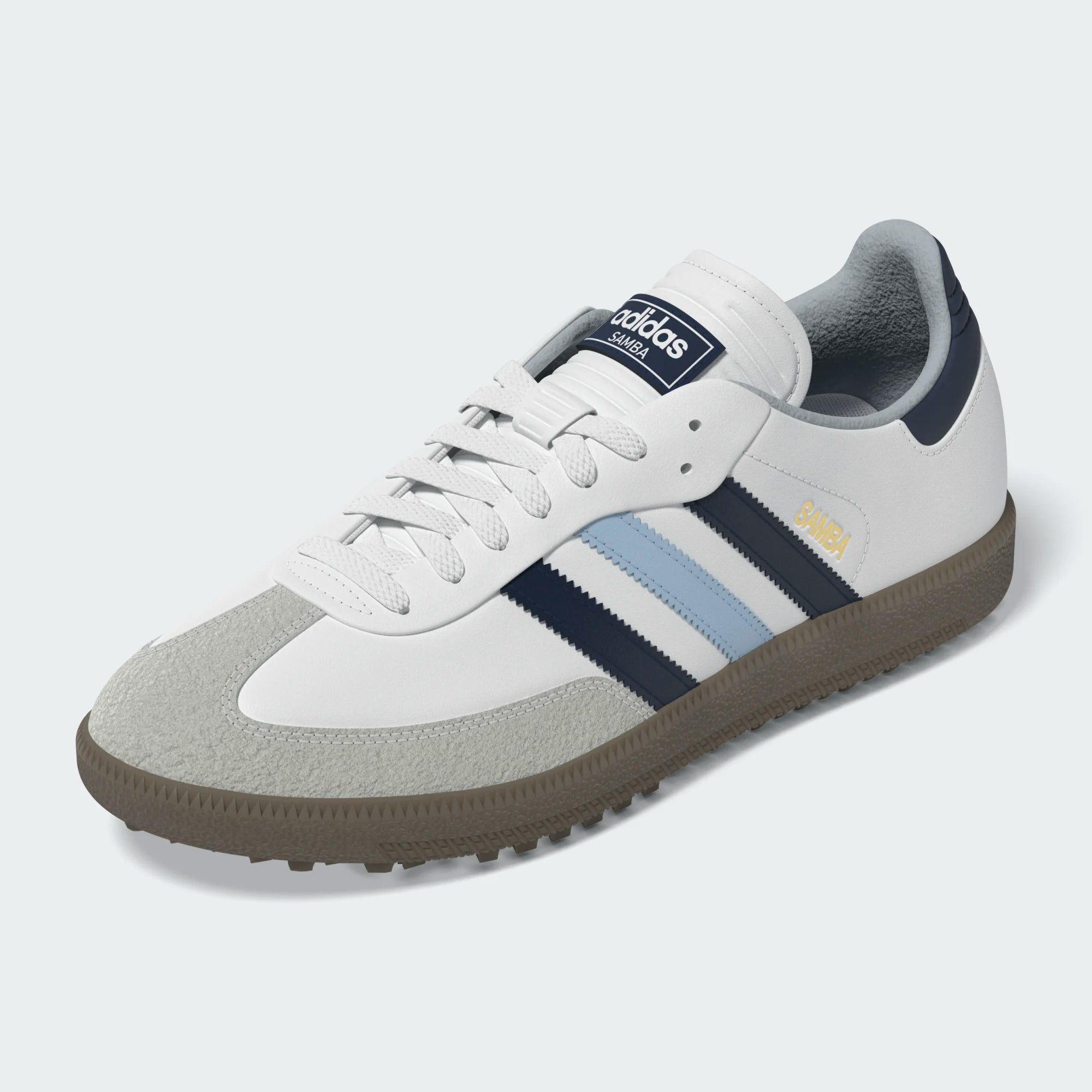 ADIDAS SAMBA GOLF -- WHITE/BLUE