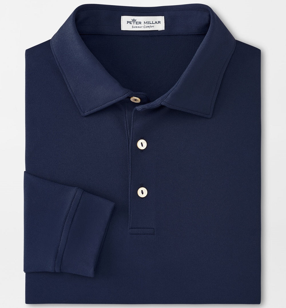 Peter Millar Lyons Long-Sleeve Performance Polo