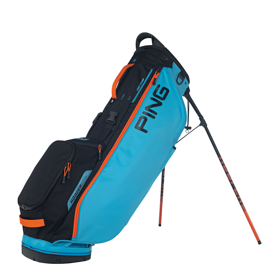 Ping Hoofer Lite Stand Bag - BRIGHT BLUE/BLACK/ORNG