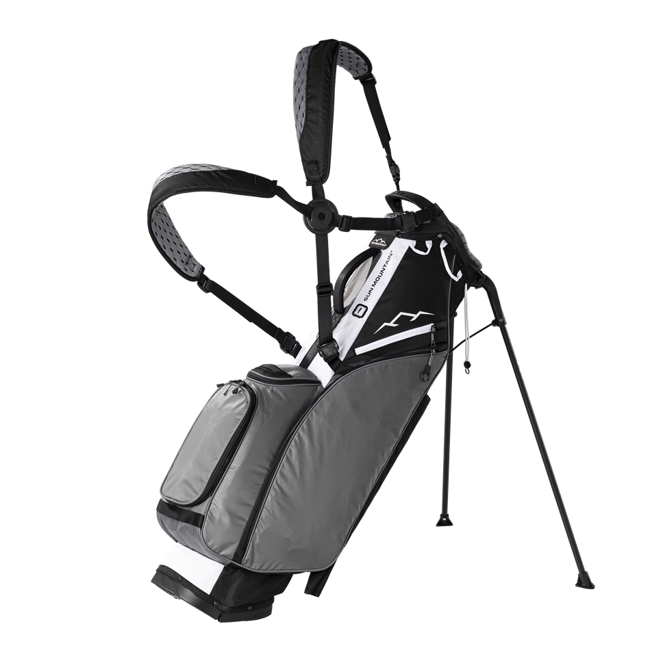 Sun Mountain Eclipse E-2.5 Stand Bag - BLK-NICKEL-WHITE