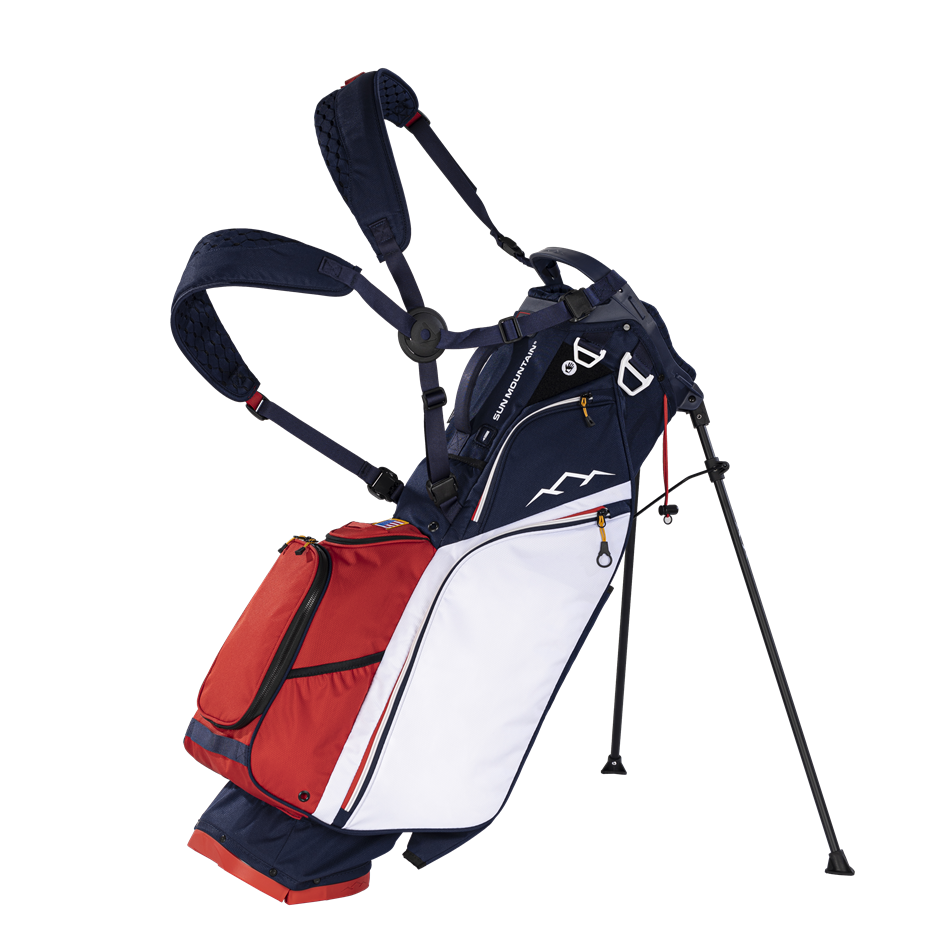 Sun Mountain Eclipse E-3.5 Stand Bag - NAVY-WHITE-RED