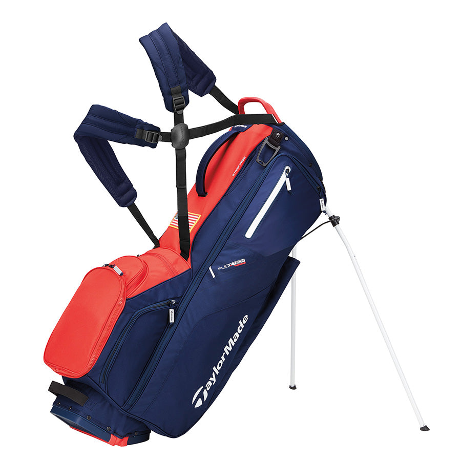 TaylorMade 2022 Flex Tech Stand Bag - NAVY/RED/WHT