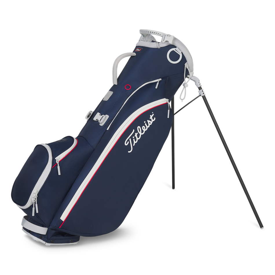 Titleist 2025 Player 4 Carbon Stand Bag - NAVY-WHITE-RED