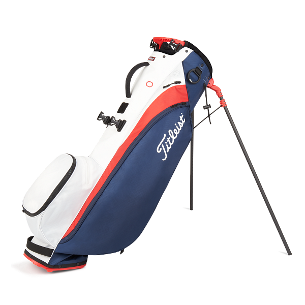 Titleist Players 4 Carbon Standbag - NAVY-WHITE-RED