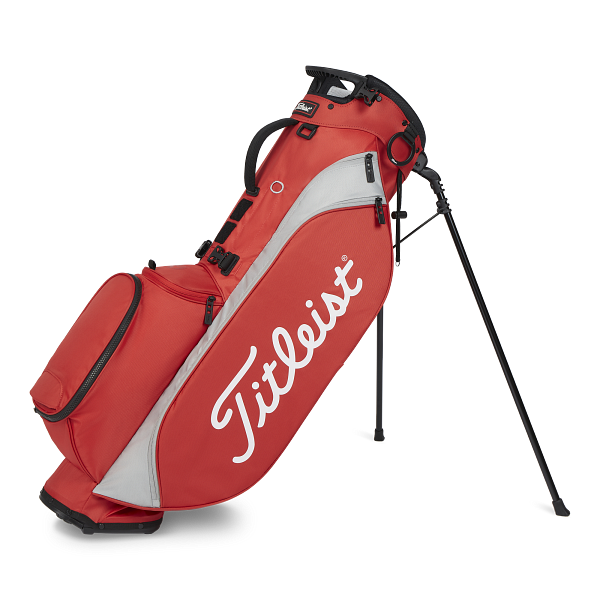 Titleist Players 4 Standbag - RED/GRAY