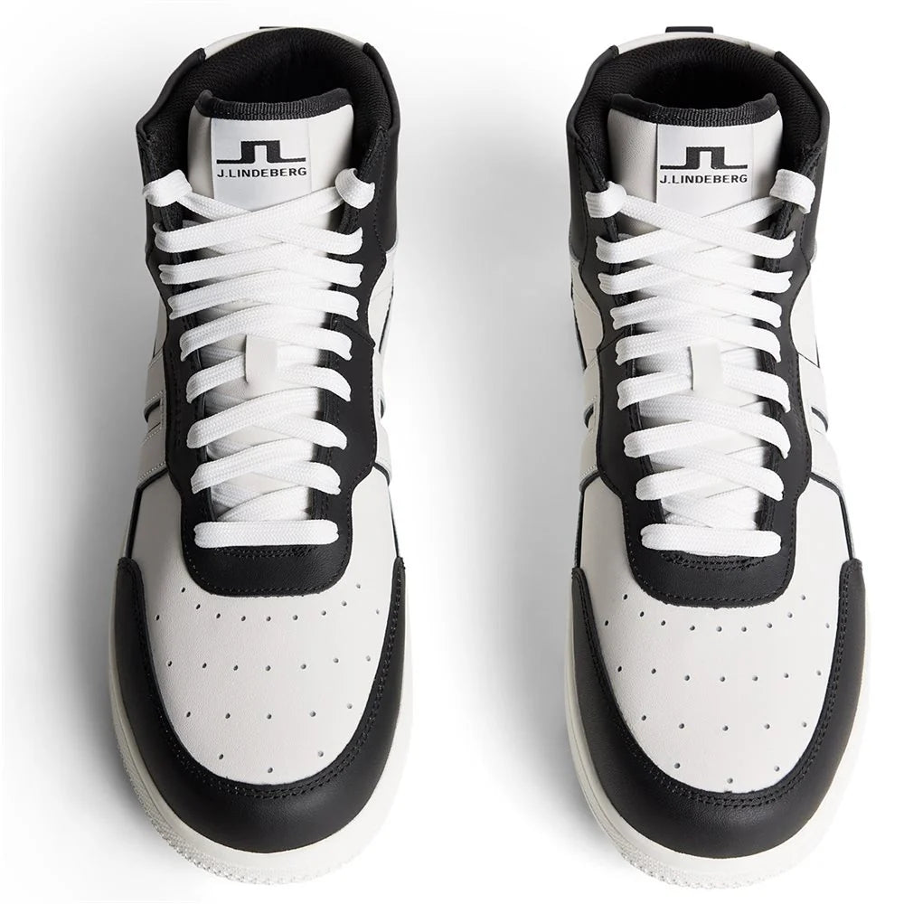 J. LINDEBERG ACE HIGH-TOP GOLF SNEAKER -- BLACK