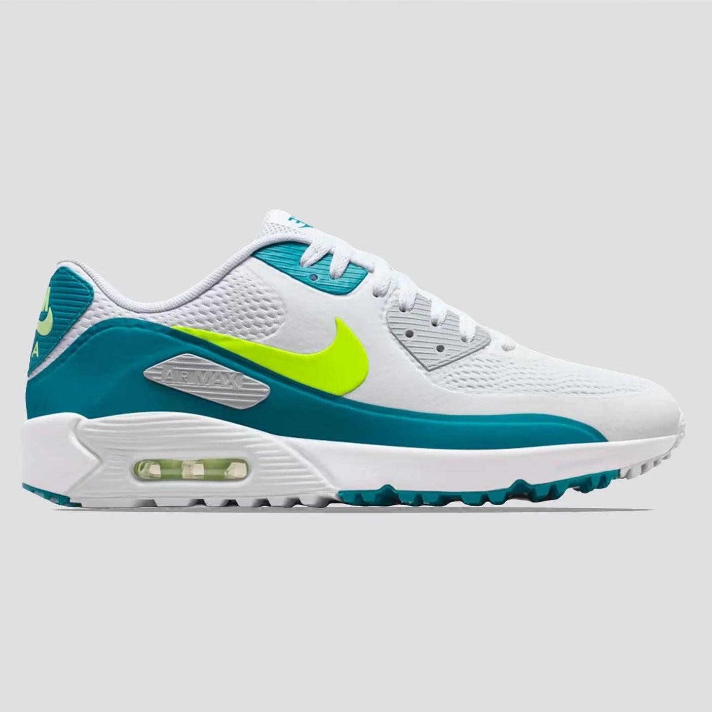 NIKE AIR MAX 90 G -- WHITE/VOLT