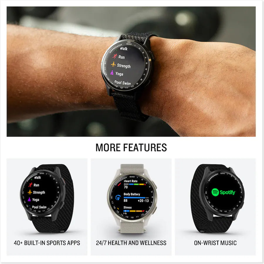 GARMIN APPROACH S50 GPS SMARTWATCH
