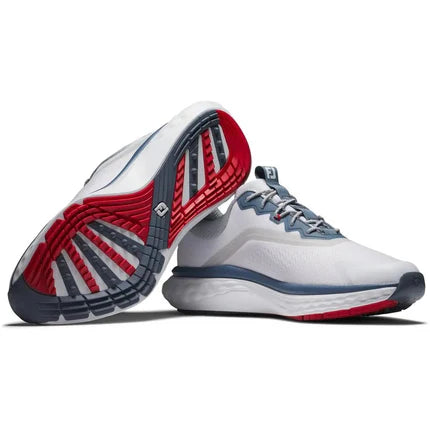 FOOTJOY QUANTUM -- WHITE/BLUE/RED