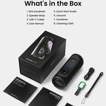 MILESEEY GENESONIC PRO DETACHABLE GOLF SPEAKER