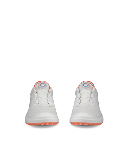 ECCO WOMEN'S GOLF CORE BOA -- WHITE/CORAL