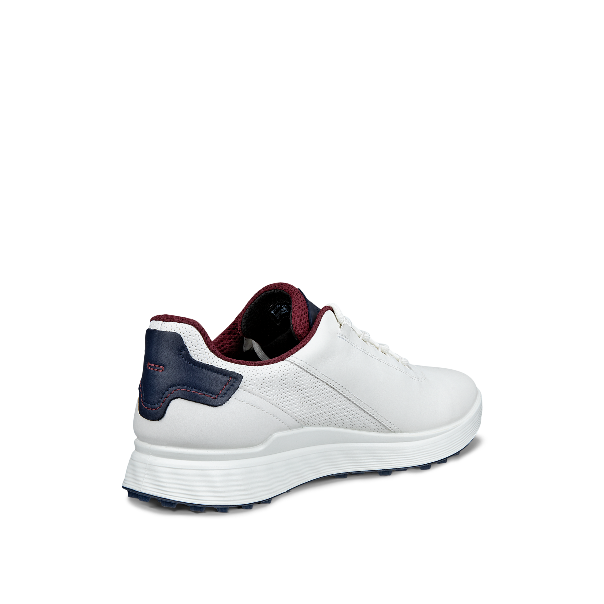ECCO GOLF S-CASUAL LACE WP -- WHITE/NAVY
