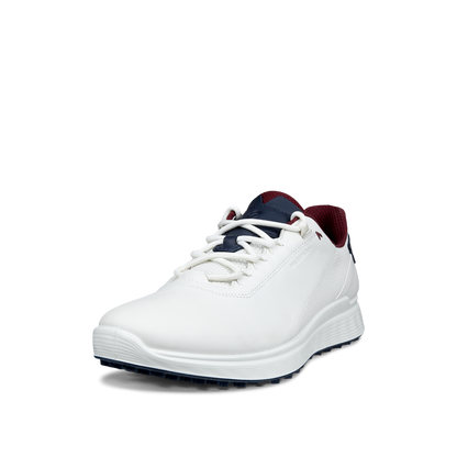 ECCO GOLF S-CASUAL LACE WP -- WHITE/NAVY