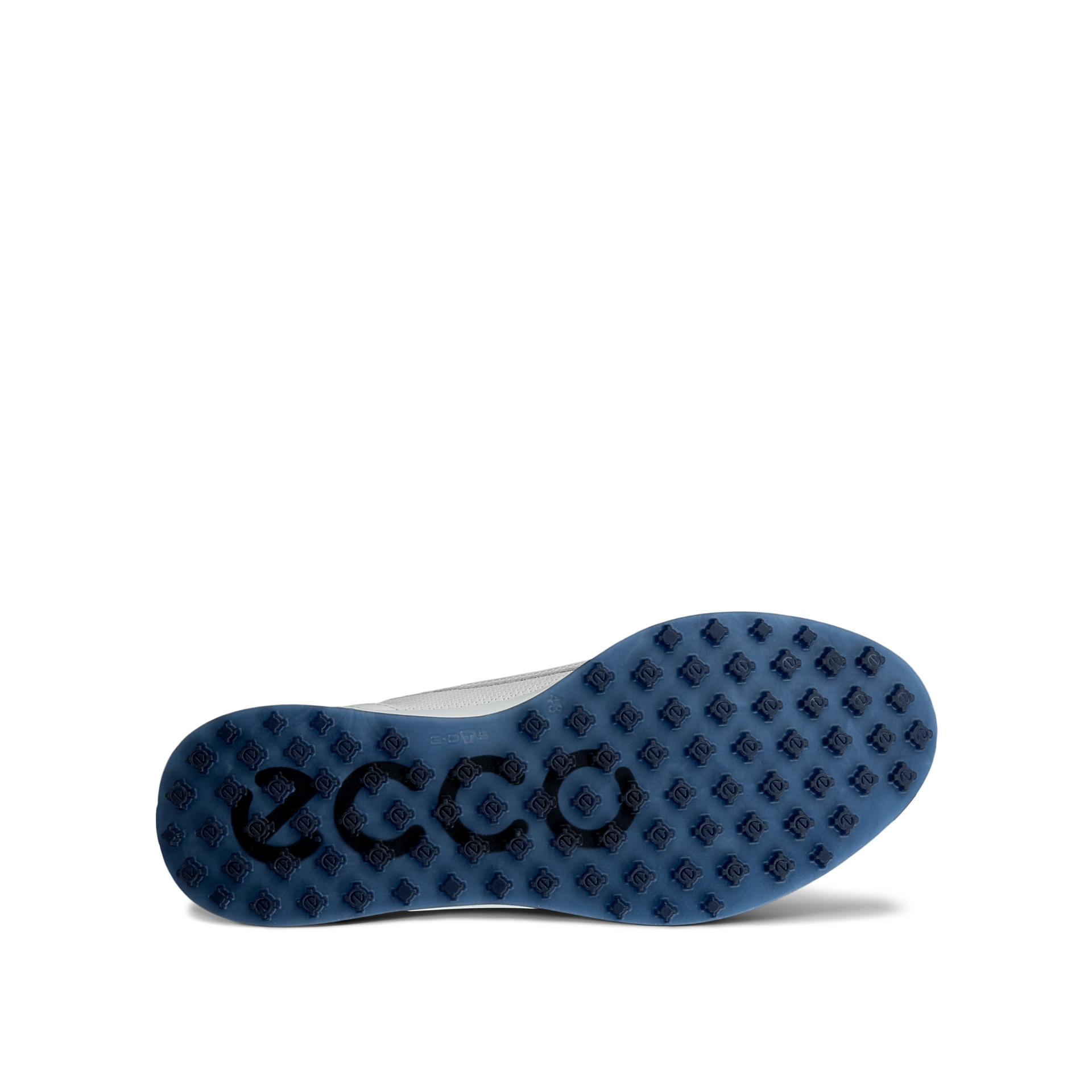 ECCO GOLF S-CASUAL LACE WP -- WHITE/NAVY