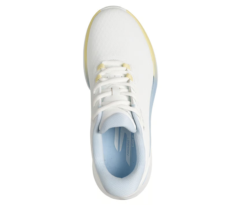 SKECHERS WOMEN'S PURE SL -- WHITE/BLUE