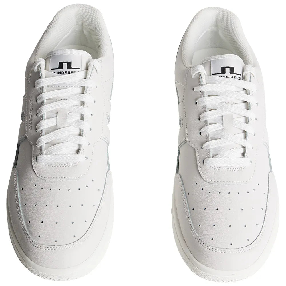 J. LINDEBERG ACE LOW-TOP GOLF SNEAKER -- WHITE