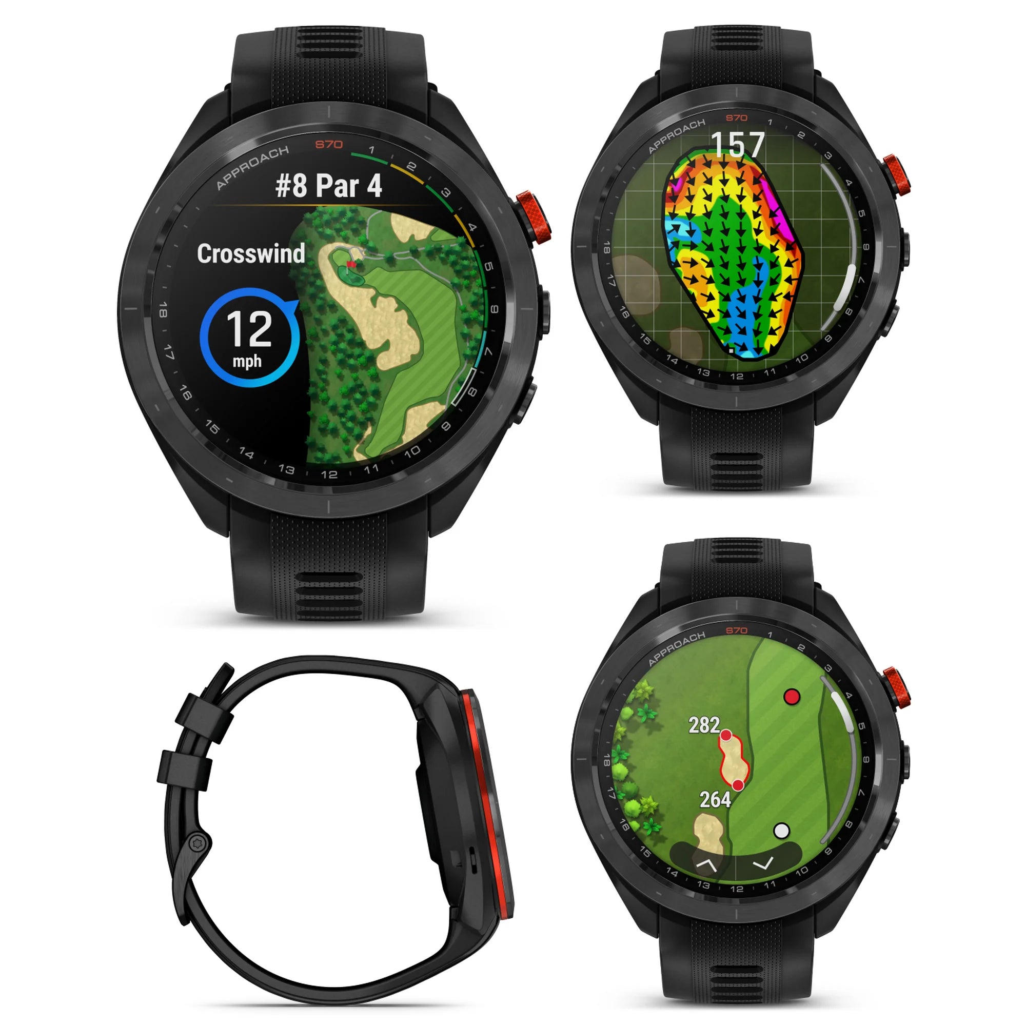 GARMIN APPROACH S70 GPS SMARTWATCH -- 47MM