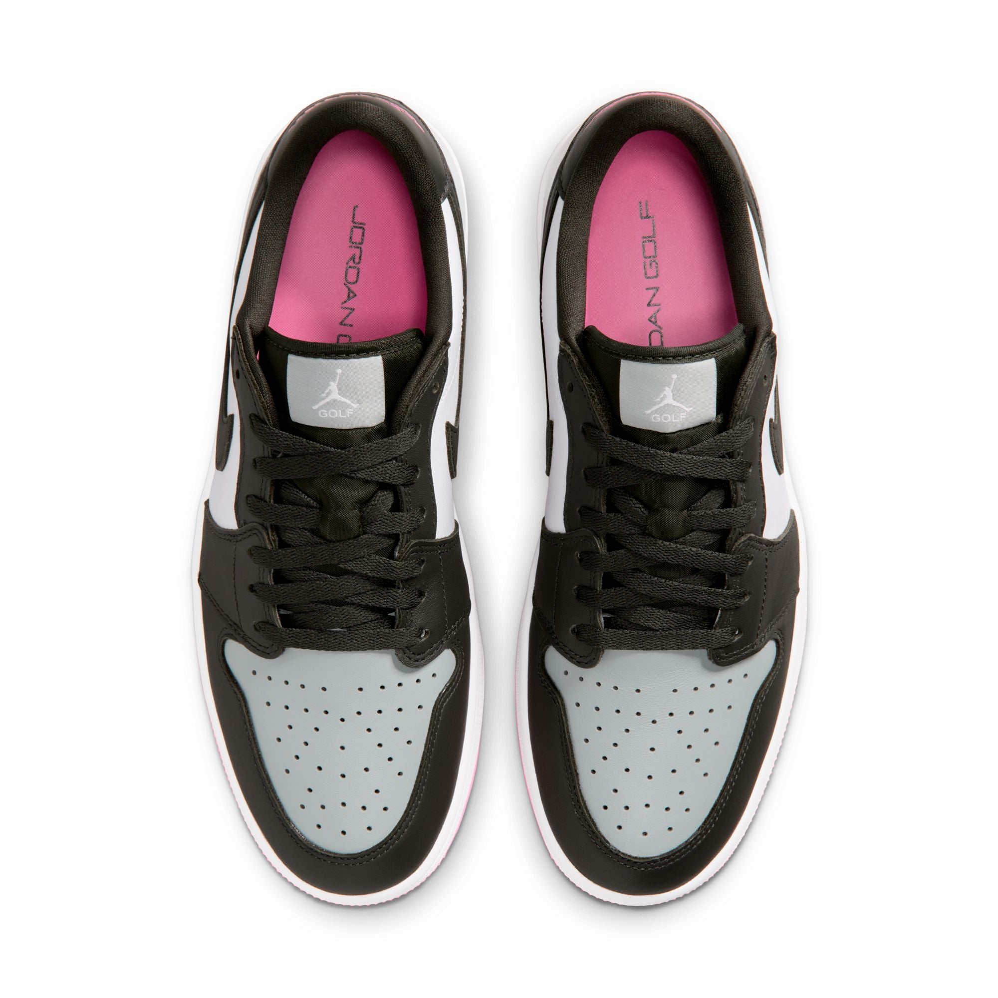 AIR JORDAN 1 LOW G -- WHITE/PINK – New York Golf Center