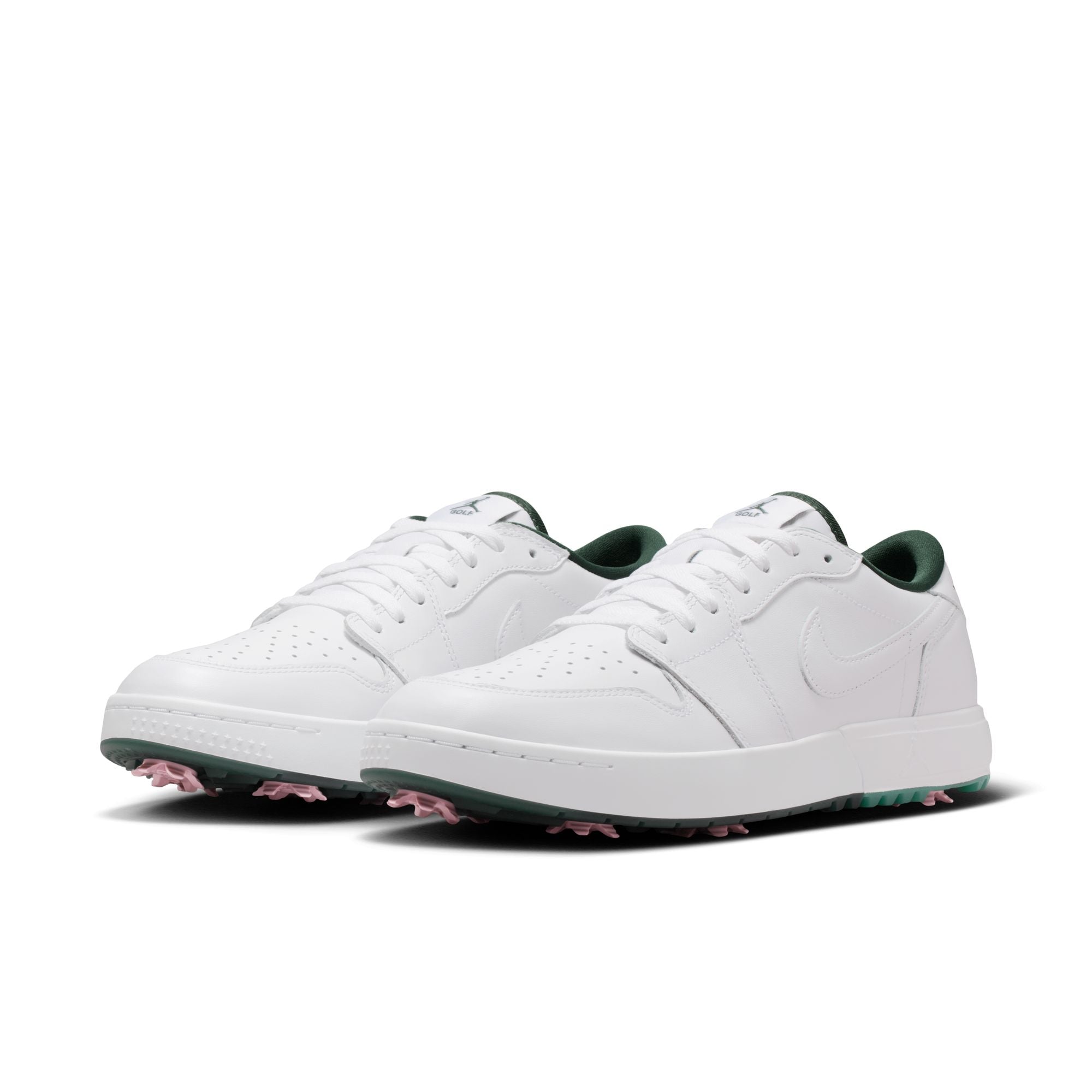 AIR JORDAN 1 LOW G SPIKED -- WHITE