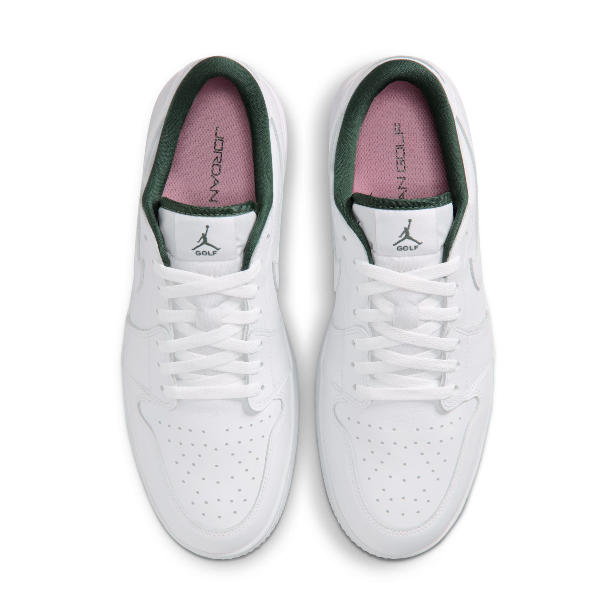 AIR JORDAN 1 LOW G SPIKED -- WHITE – New York Golf Center